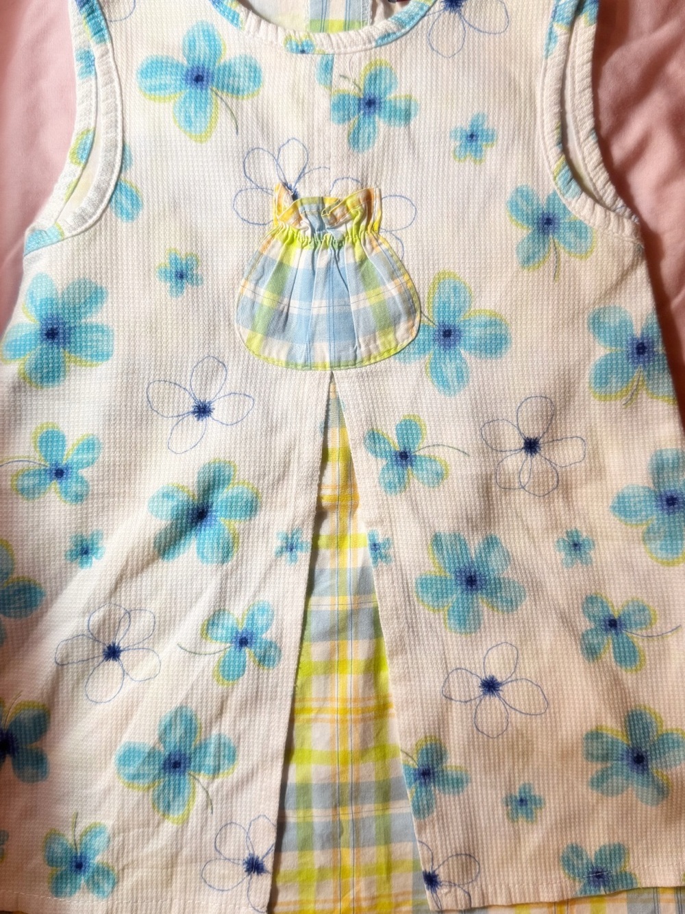 Floral Baby Summer Gingham Dress